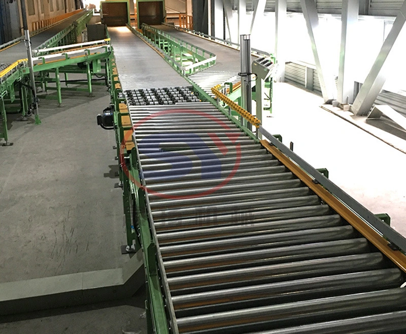 Motorized Industrial Steel Roller Conveyor for Carton Packages Pallets Roller Bed Table Conveyor