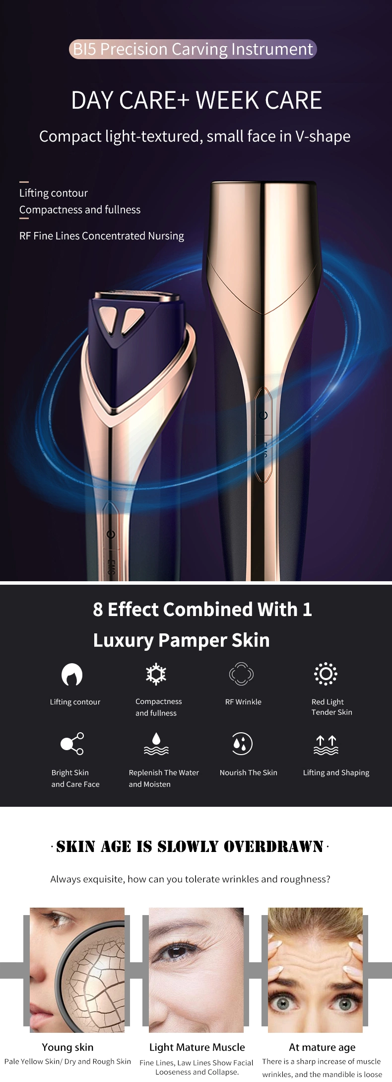 Beauty Personal Care Lift Instrument Equipment RF Beauty Device