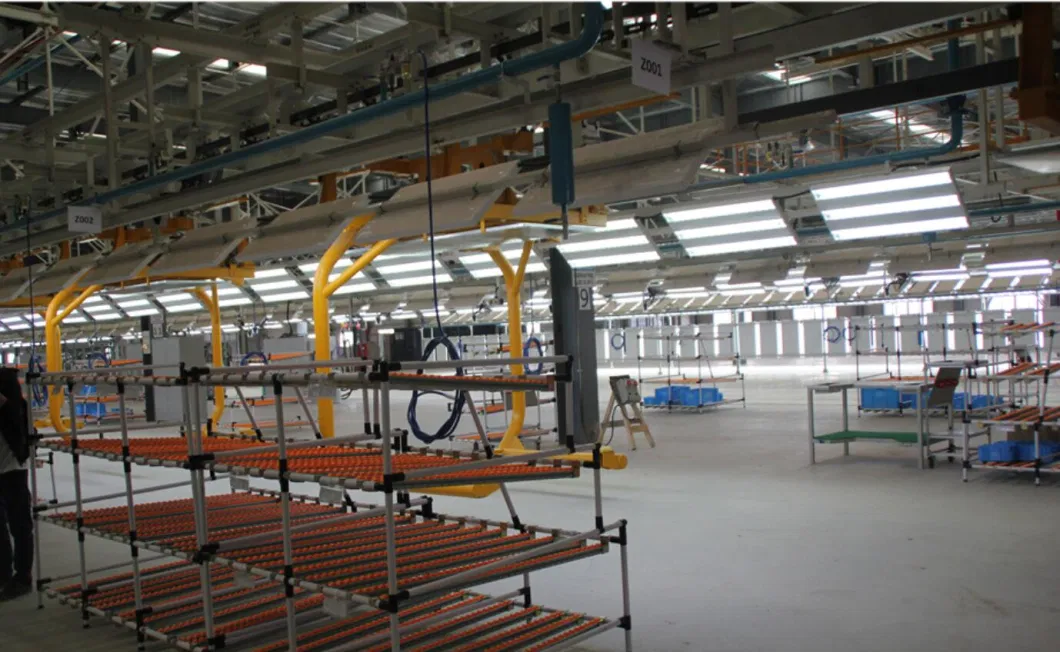 New Galvanised Gravity Roller Track for Lean Manufacturing Automated
