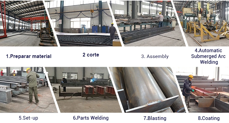 Prefab Workshop Warehouse Garage Parking Steel Structure Automated Warehouse