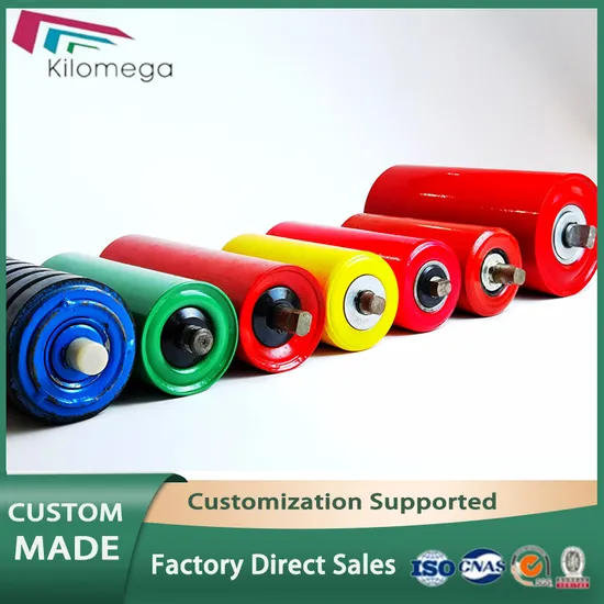 Customized Trough Steel Carrier Conveyor Roller Idler, Mining Trough Idler Roller Conveyor Carrying Roller