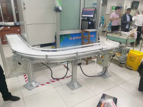 Chain Plate Conveyor Used in Small Workshop Turning Conveyor Machine