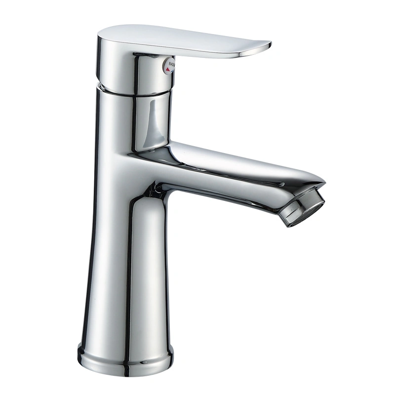 Zinc Single Handle Water Bathroom Wash Basin Faucet