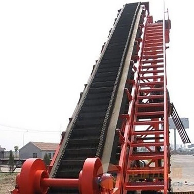 Good Service Chemical Industry Grain Transport Belting Sidewall Steep Inclined Belt Conveyor