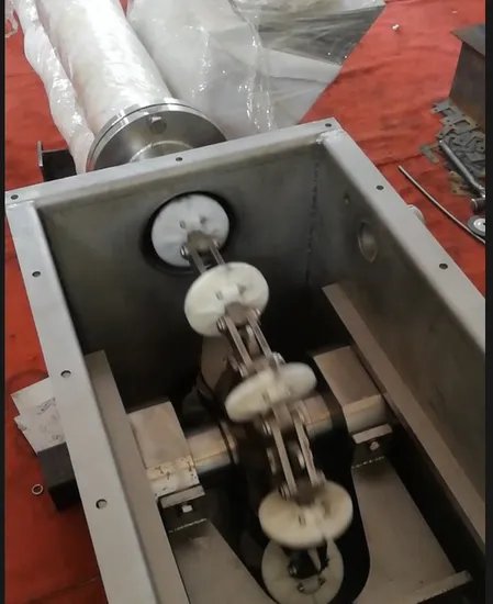 PTFE Ring/Wire/Plate Chain Conveyor for Chemical Industry, Voltage 220V/380V 