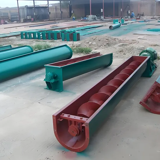 Feed Screw Conveyor Screw Take up Belt Conveyor Spiral Conveyors 