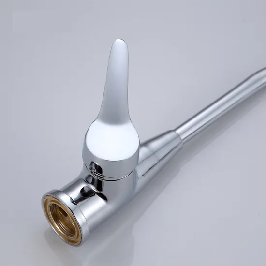 Single Lever High Spout Lead Free Mixer POM Material Single Handle Hot and Cold Kitchen Faucets 