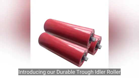 Durable Trough Idler Roller for Smooth Conveyor Operations 