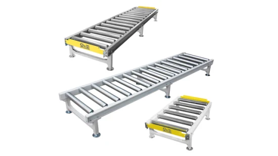 Heavy Duty Galvanized Drum Automated Speed Adjustable Motorized Roller Conveyor Packing Line