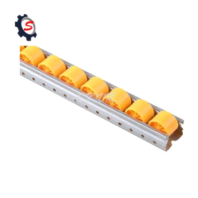 Aluminum Roller Track for Pipe Rack Rack System Plastic Roller Skate Wheel Conveyor Roller Track